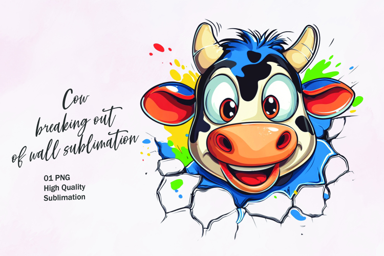 Cartoon Cow Image 9