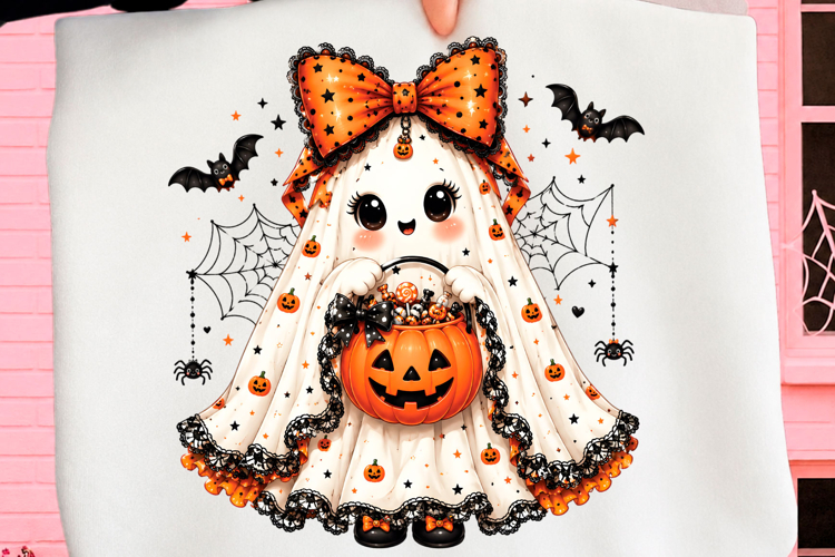 Halloween Ghost PNG T-shirt