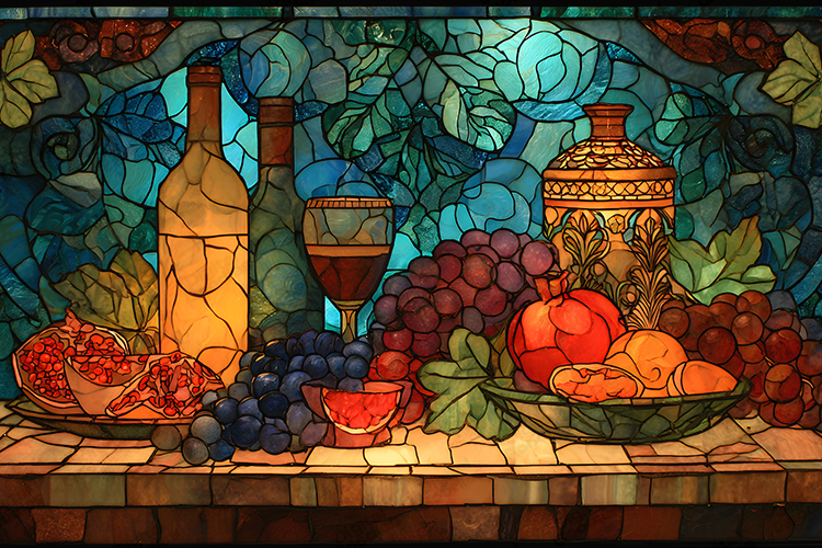 Stained Glass Texture Image 10