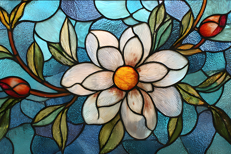 Stained Glass Texture Image 9