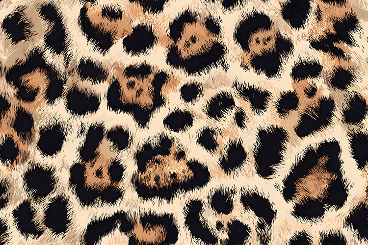 Beige Leopard Print Texture Classic Wild Animal Pattern
