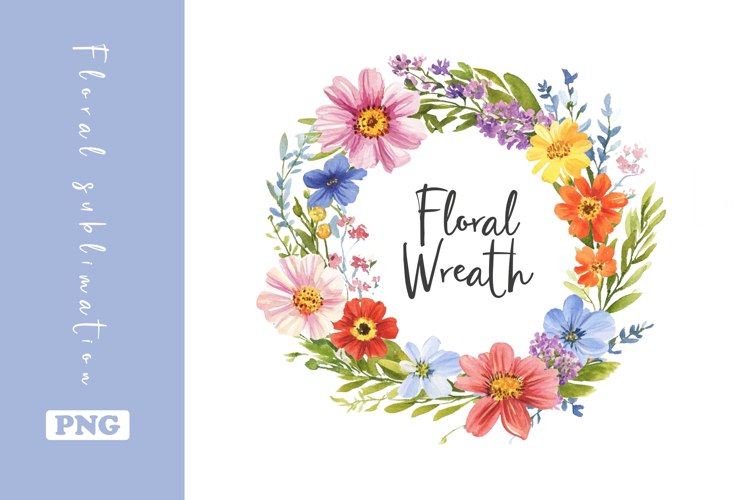 Floral Wreath Clipart Image 2