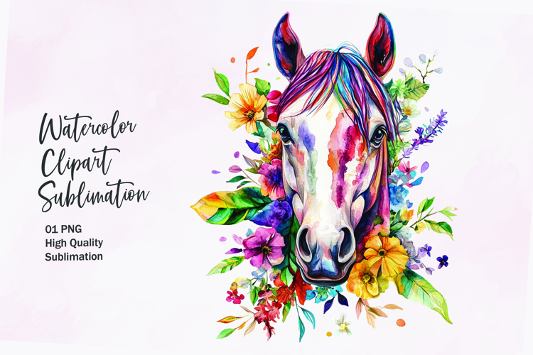 Horse Head Clipart Image 18