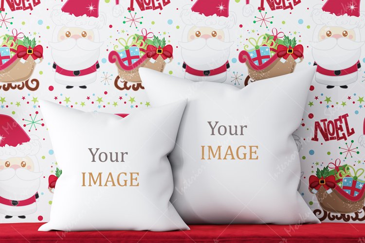 Pillow Mockup Christmas example image 1