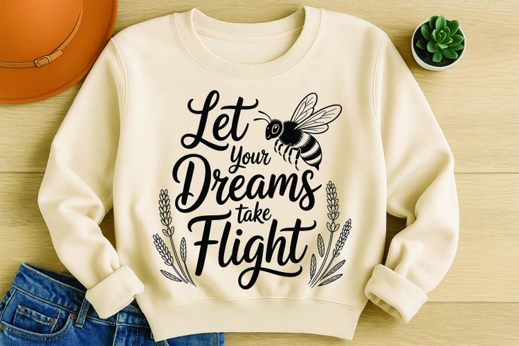 Bee Quote SVG T-Shirt Design