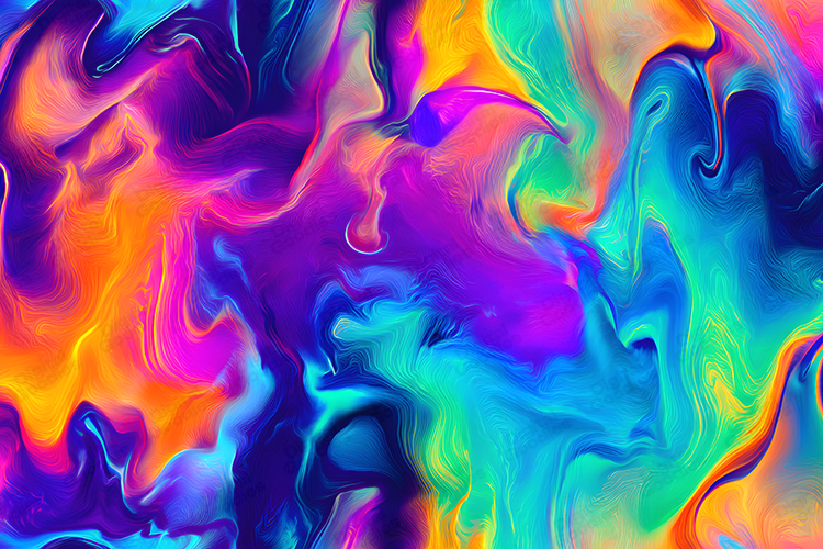 Teal and Gold Majestic Owl Digital Art Print