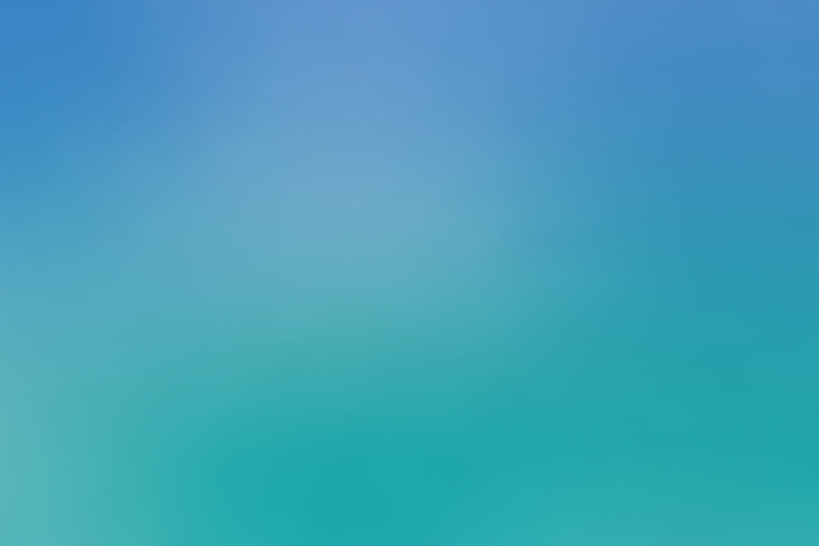 Blue to green with a smooth ombre effect