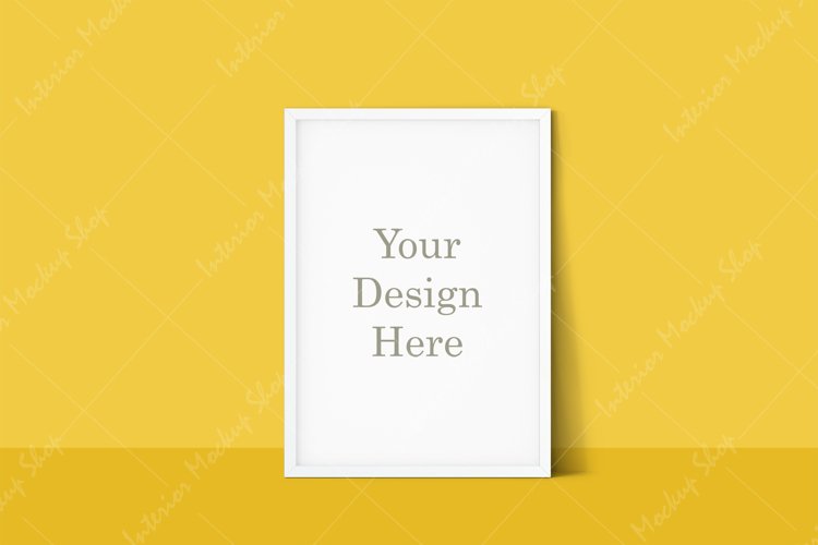 Frame Mockup Images Yellow
