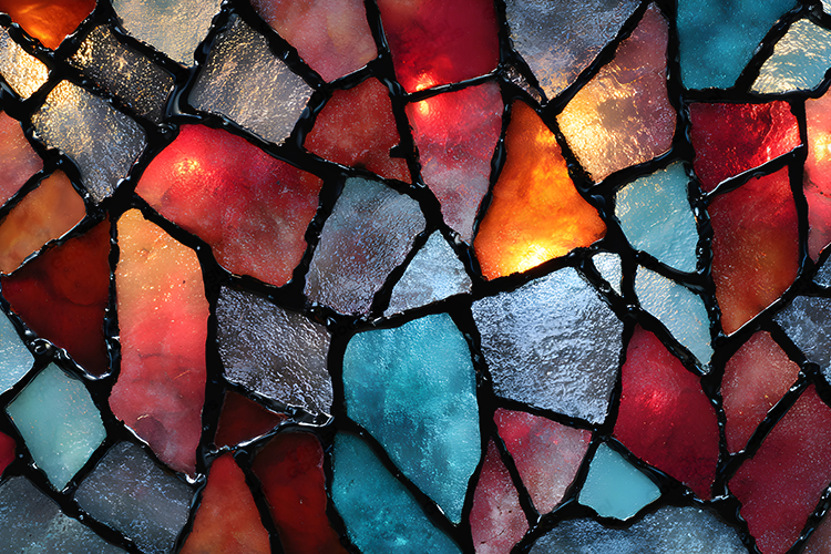 Stained Glass Texture Image 12