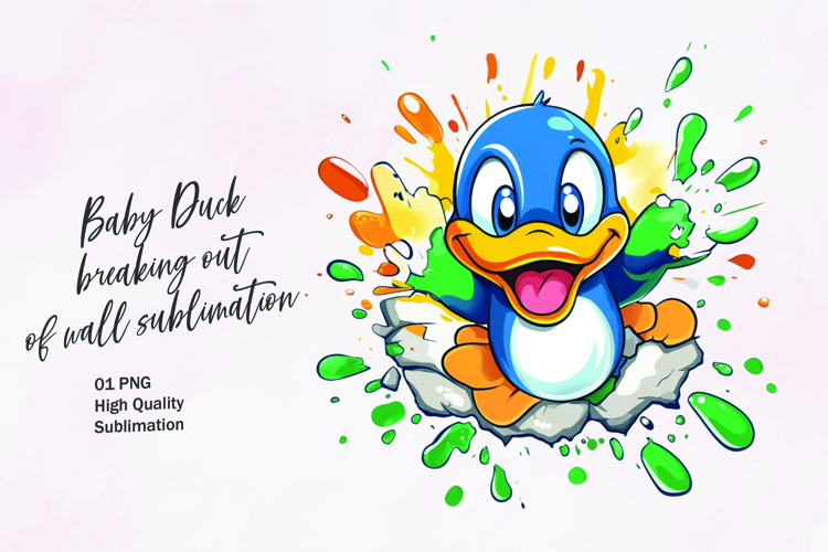 Cute Duck Clipart Image 11