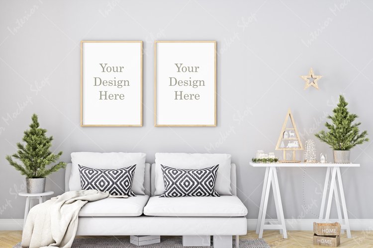 Christmas Mockup, Frame Mockup example image 1
