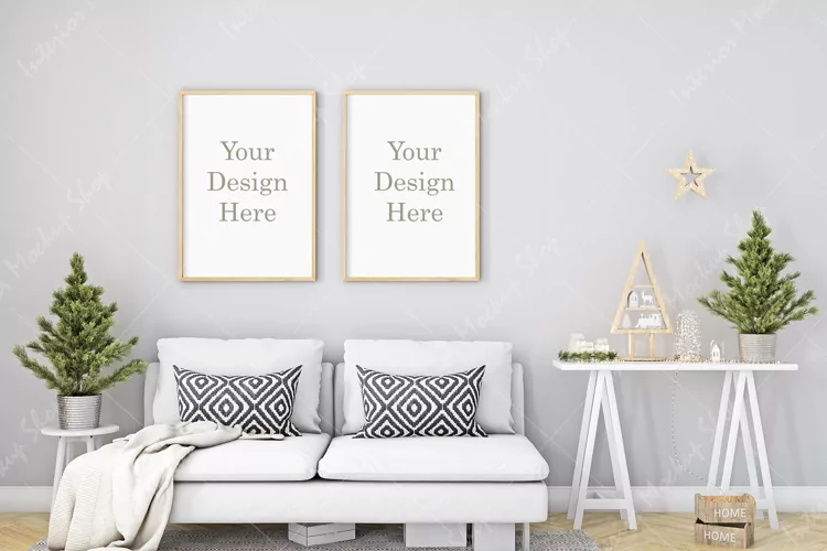 Christmas Mockup, Frame Mockup