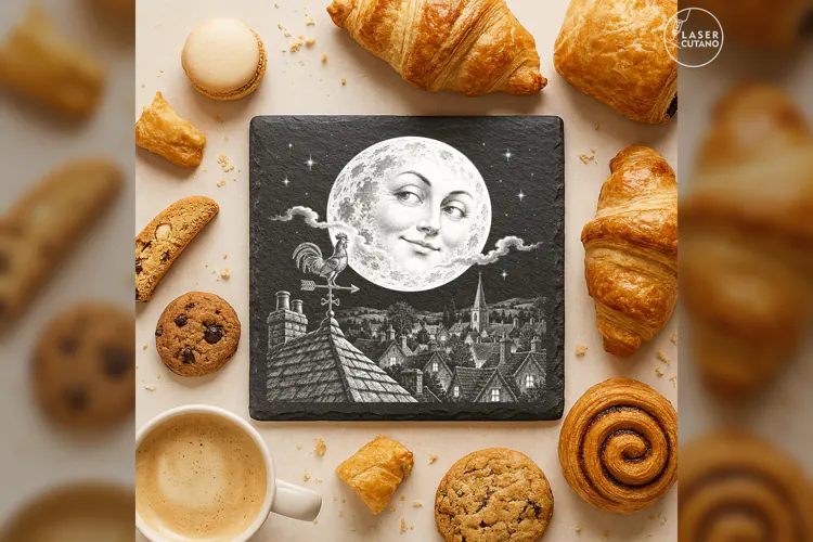 The Moon's Good Evening Vintage Halloween Laser Engraving PN