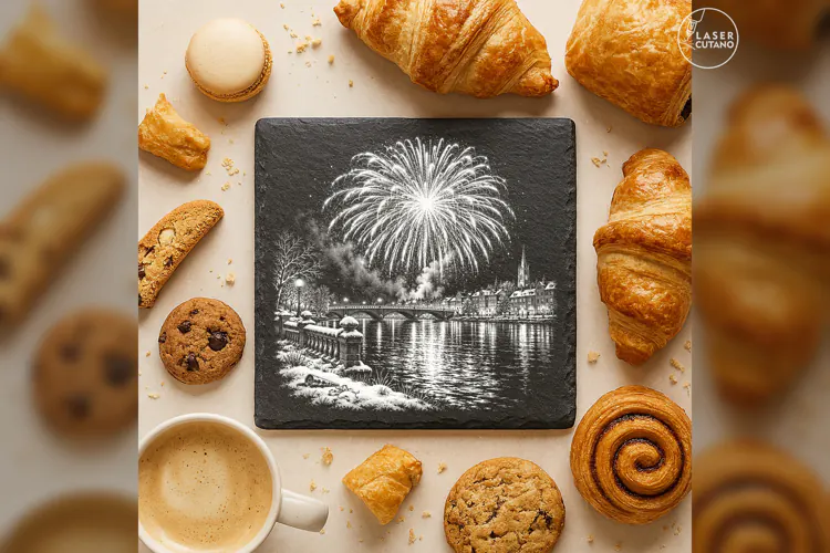 The Skyflower Finale New Year Celebration Laser Engraving PN