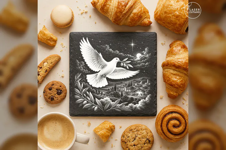 Dove of Peace Bethlehem Laser Engraving PNG