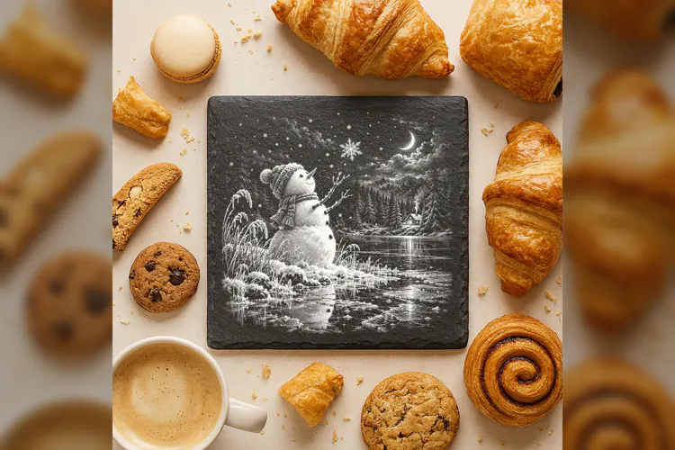 The First Snowflake Wish Laser Engraving PNG