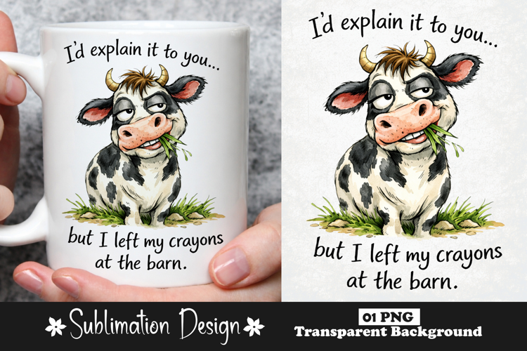 I'd Explain It To You Funny Sarcastic Cow Humor Barn Joke