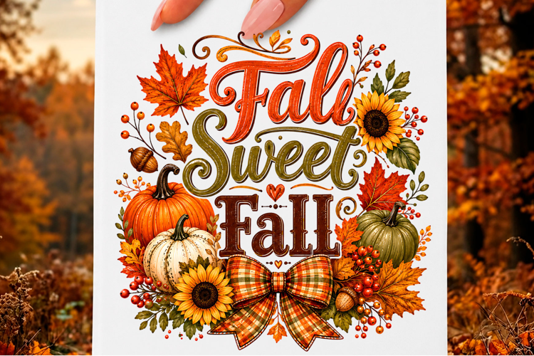 Trending Fall Sublimation PNG design Autumn Tshirt