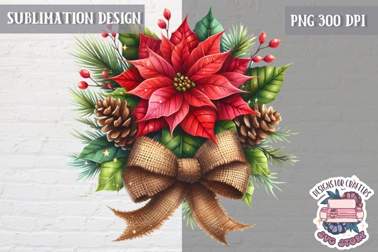 Christmas Floral Svg Image 17