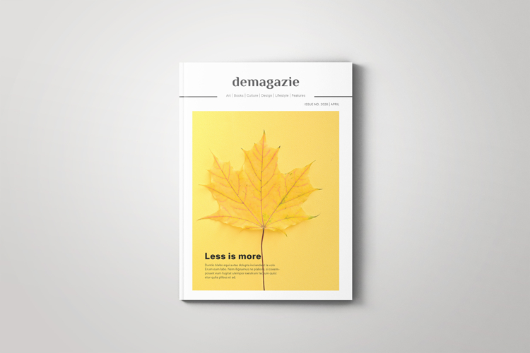 Simple Magazine Template example image 1
