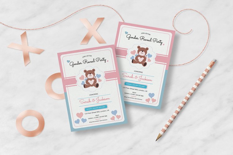 Heavenly Baby Shower Invitation Template