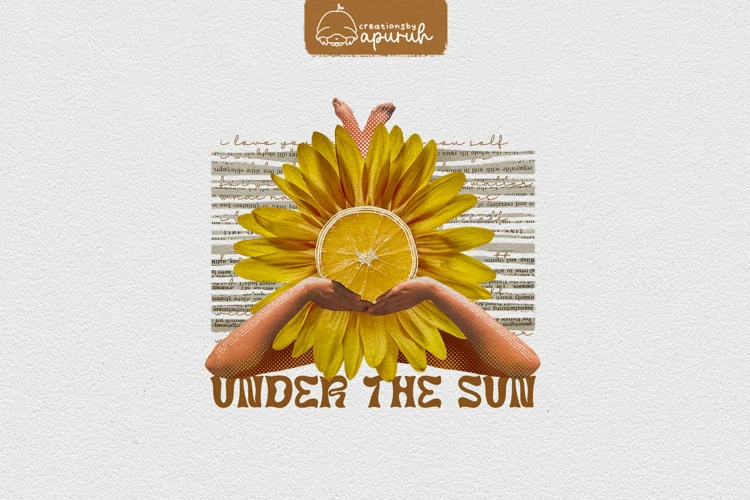 Vintage Summer Collage Sublimation 02