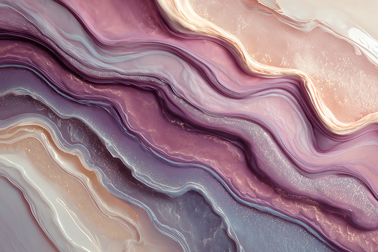 Agate stone pattern with vibrant purple and pink hues