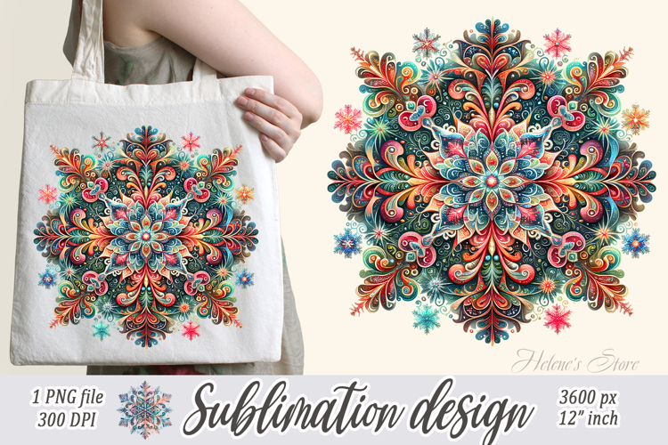 Christmas snowflakes clipart|Cute Winter flower shirt design