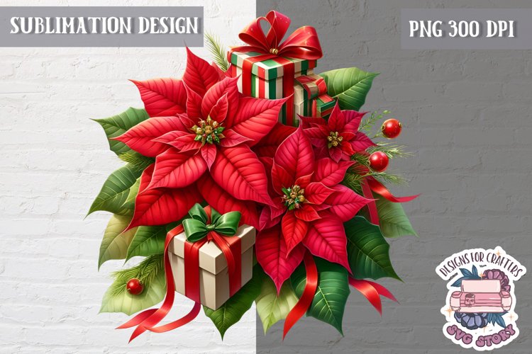 Christmas Floral Svg Image 23