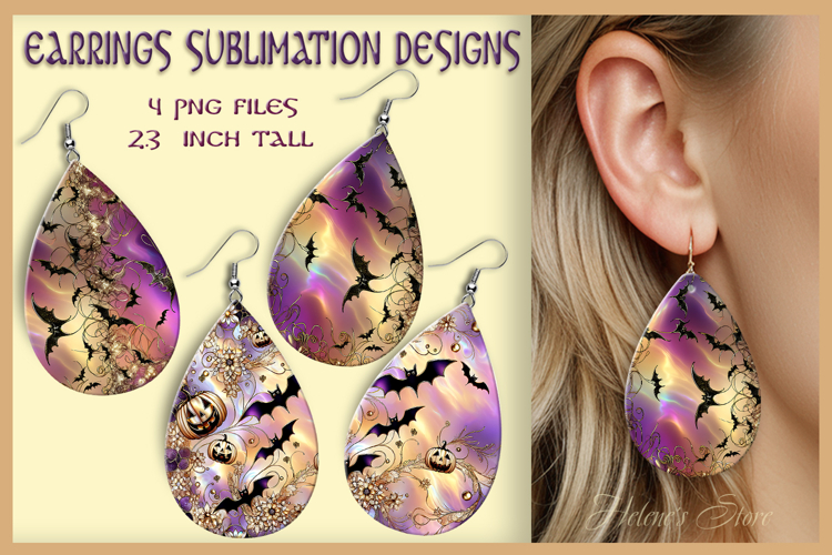 Sublimation Earring Designs Image 13