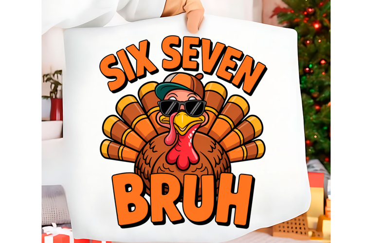 Six Seven Bruh Turkey Thanksgiving Png