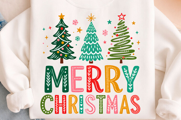 Trending Merry Christmas Shirt Sublimation Png example image 1