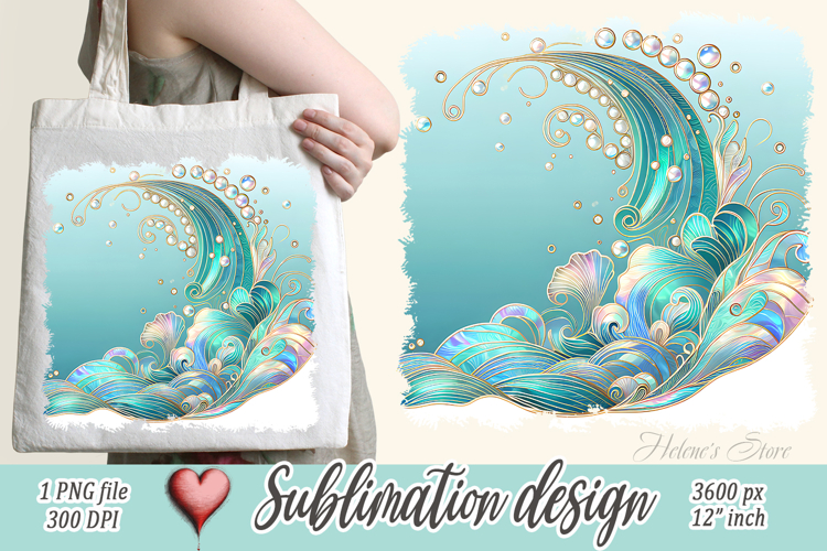 Ocean Waves Clipart Image 7
