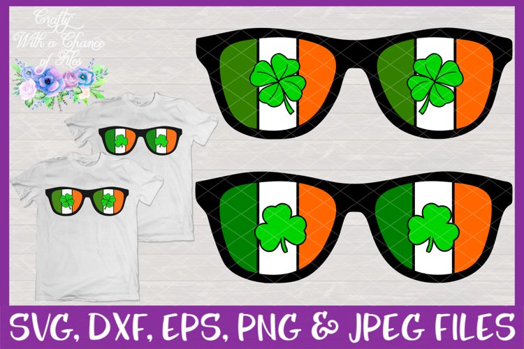 Ireland Flag Sunglasses SVG - St Patrick's Day Design (196818) | SVGs