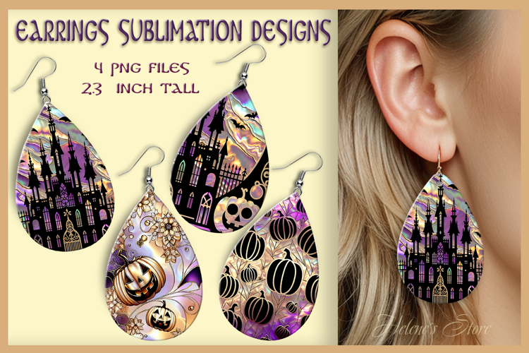 Sublimation Earring Designs Image 9