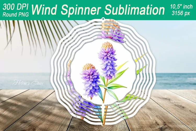 Spring Floral Wind spinner designs| Wind spinner sublimation