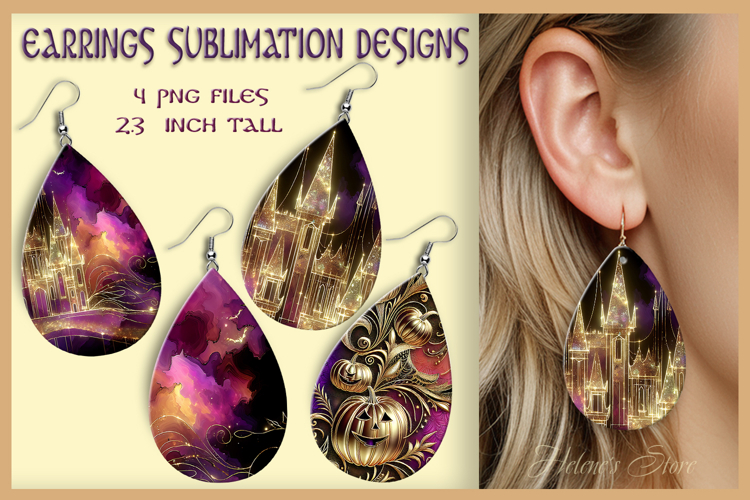 Sublimation Earring Designs Image 8