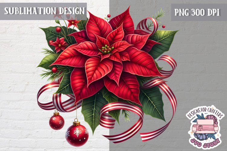 Christmas Floral Svg Image 19