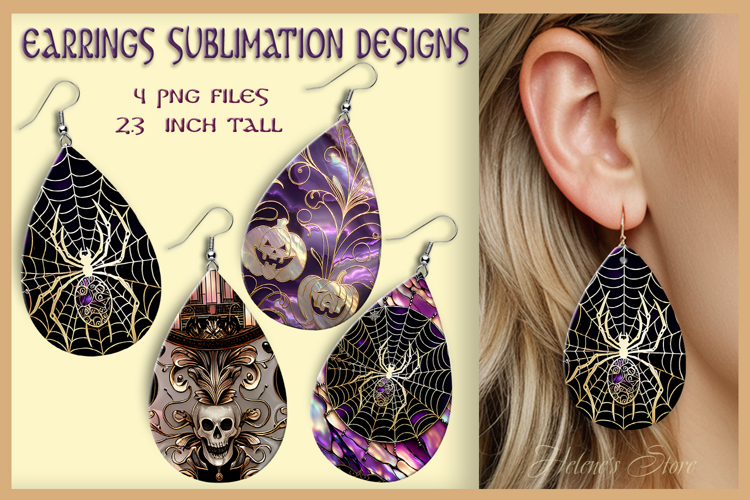 Sublimation Earring Designs Image 11