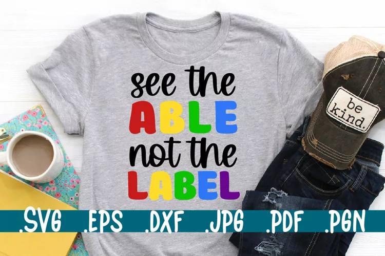 See the able not see the label svg