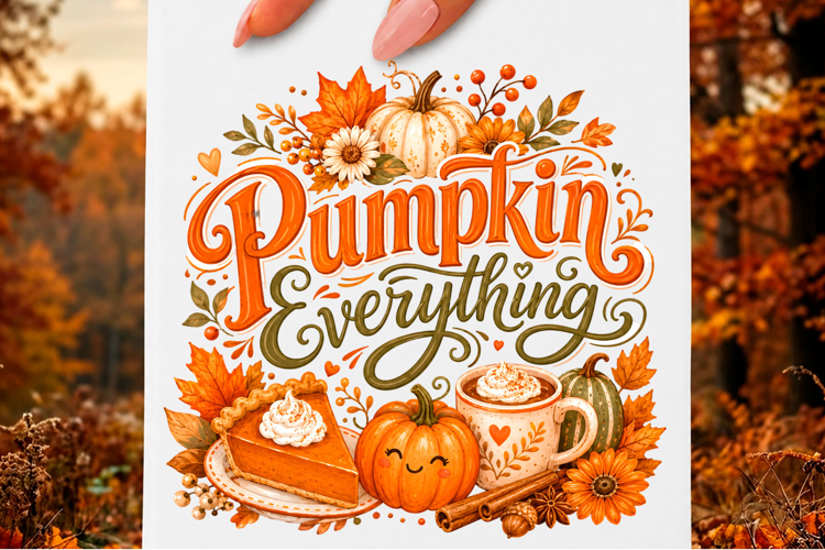 Trending Fall Sublimation PNG design Autumn Tshirt