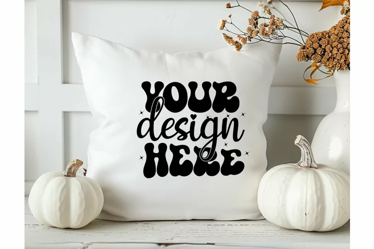 Square Pillow Mockup,Square Pillow JPG