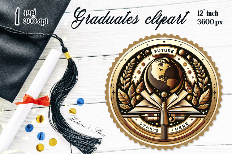 Graduate sublimation png| Graduating vintage postage stamp
