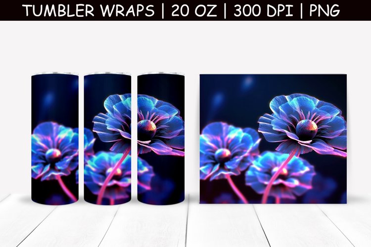 20 Oz Sublimation Tumbler Wrap Image 5