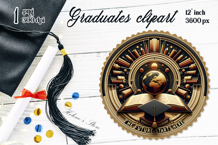 Graduate sublimation png| Graduating vintage postage stamp
