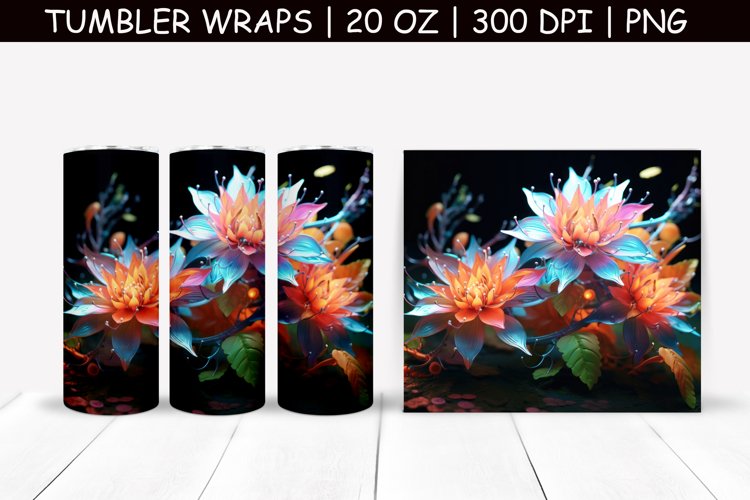 20 Oz Sublimation Tumbler Wrap Image 9
