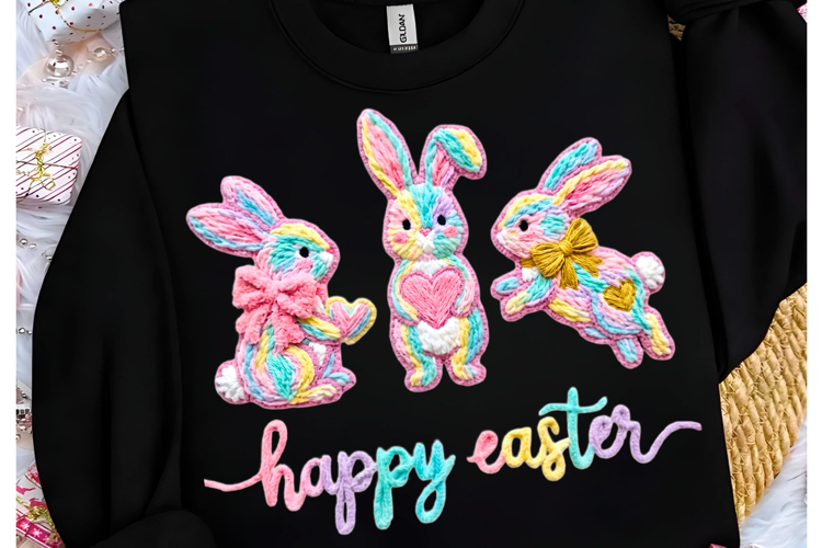 Bunny Embroidery Image 14