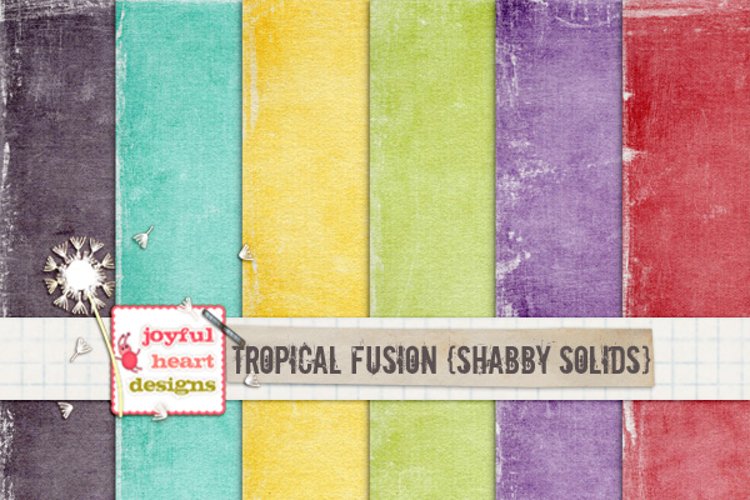 Tropical Fusion {shabby solids} example image 1