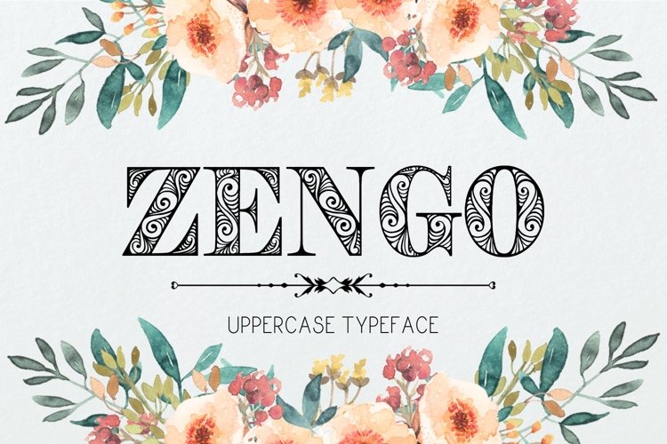 Zengo font example image 1