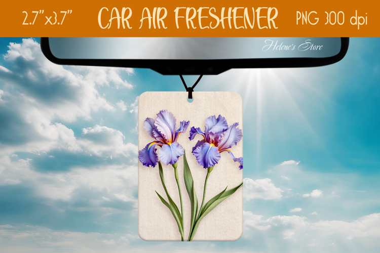 Floral Air Freshener Car| Car air freshin sublimating png